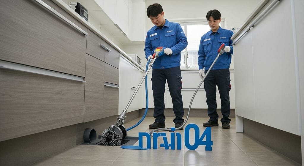 처인구 싱크대막힘 배수구 뚫음 전문가3