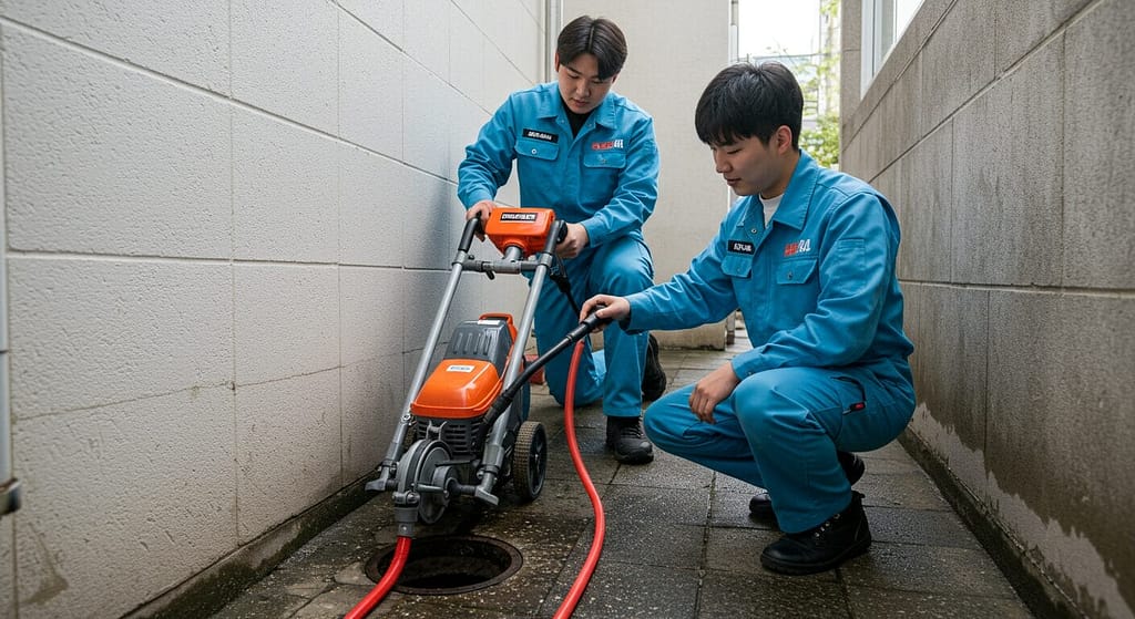 처인구 싱크대막힘 배수구 뚫음 전문가2