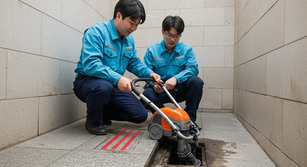 처인구 싱크대막힘 배수구 뚫음 전문가1