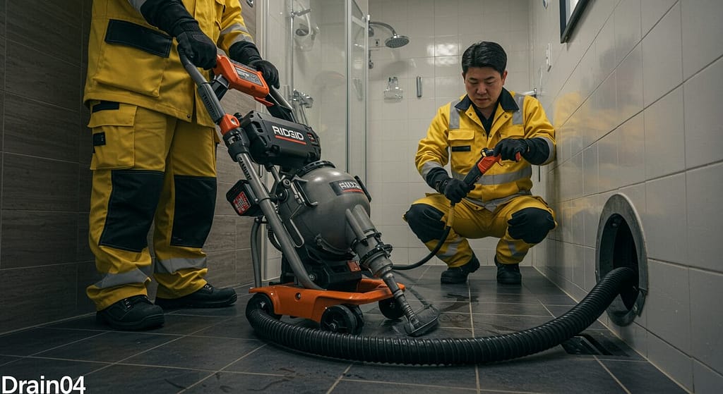 처인구 고압세척 오수관막힘 뚫어 문제 해결3
