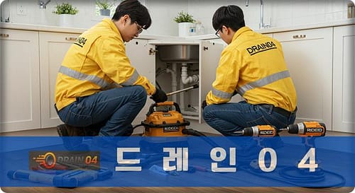 수지구 하수구 막힘 뚫음 업체 완벽 복구