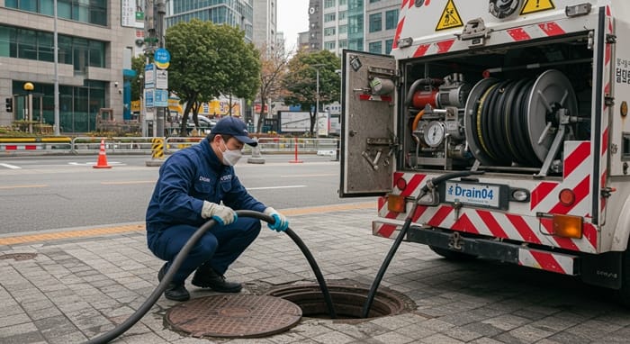 용인 하수구 고압세척 서브