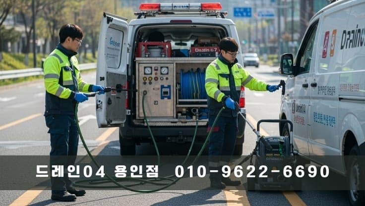 용인 하수구고압세척 서비 (1)