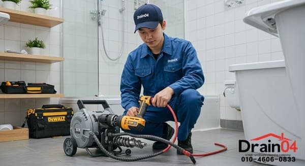 용인 싱크대막힘 완벽 복구2