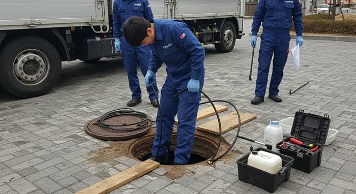 서천동 하수구 막힘 뚫음 업체 근본 해결