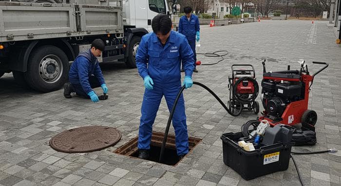 수지구 하수구 막힘 뚫음 업체 완벽 복구