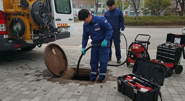 상하동 하수구 막힘 뚫음 업체 꼼꼼한 작업