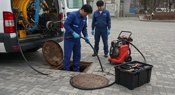 보정동 하수구 막힘 뚫음 업체 최고 장비