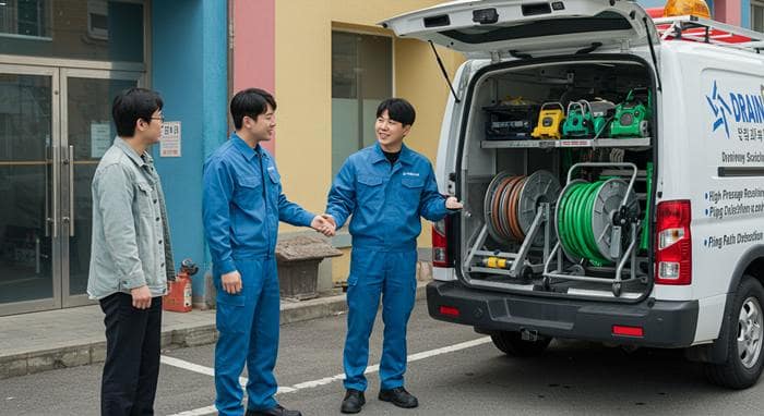 용인 하수구 막힘, 10년 경력 하수도 전문가