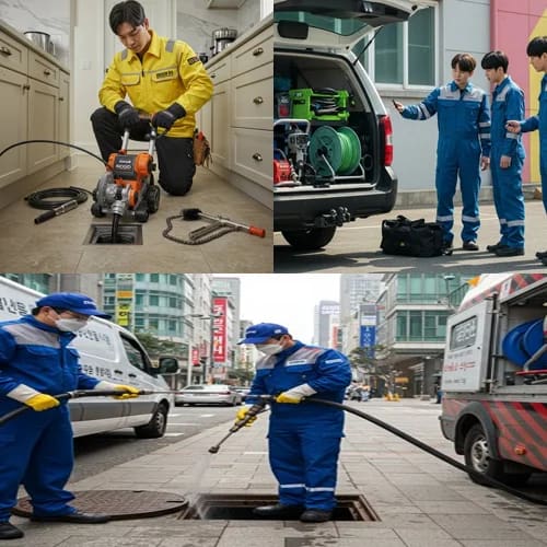 처인구 하수구 막힘 하수도 완벽하게 뚫어 드립니다