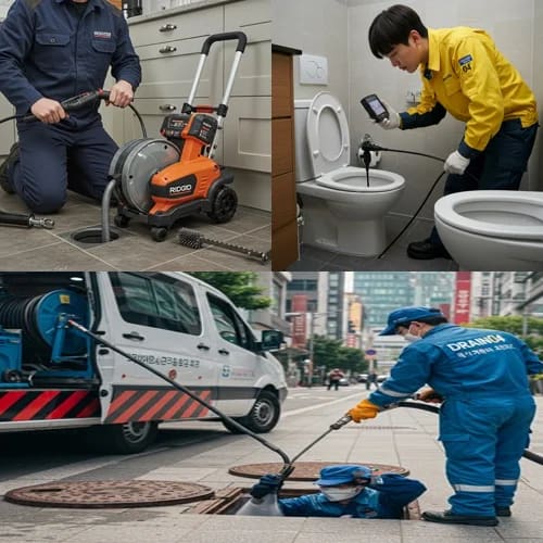 성복동 하수구 막힘 하수도 묵은 때까지 싹 제거