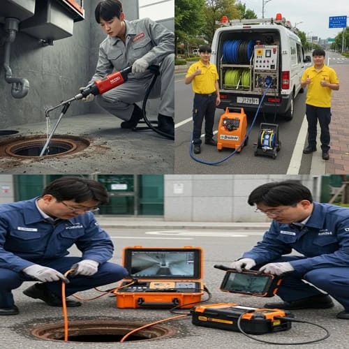 성복동 하수구 막힘 하수도 묵은 때까지 싹 제거