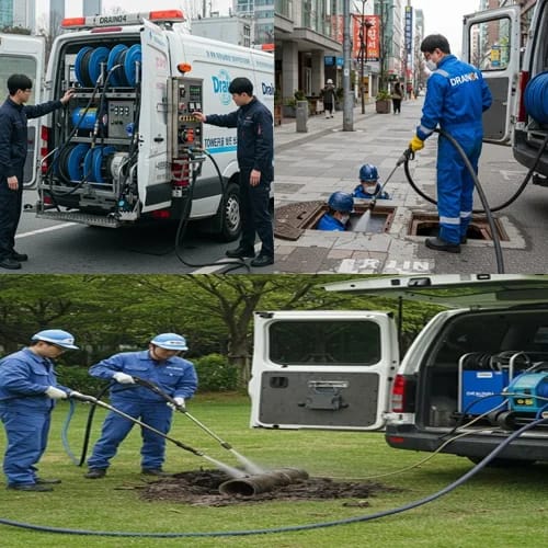 성복동 하수구 막힘 하수도 묵은 때까지 싹 제거