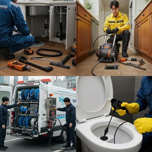 지곡동 하수구 막힘 하수도 꽉 막힌 운까지 뚫어