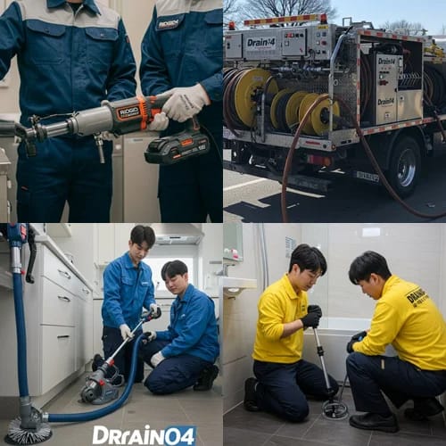 지곡동 하수구 막힘 하수도 꽉 막힌 운까지 뚫어