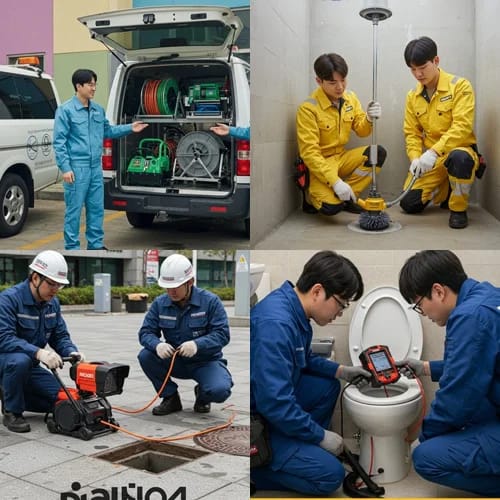 청덕동 하수구 막힘 하수도 전문가가 바로 출동