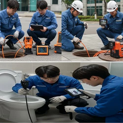 청덕동 하수구 막힘 하수도 전문가가 바로 출동