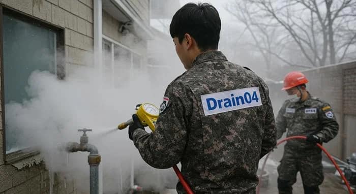 삼가동 수도관 동파 하수구 꽁꽁 언 수도관 바로 녹여