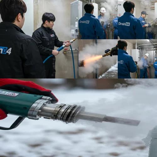 언남동 수도관 동파 하수구 녹여서 쾌적한 환경을