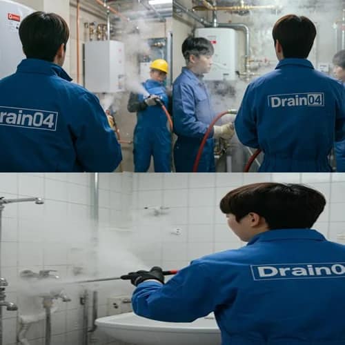 신봉동 수도관 동파 하수구 꽁꽁 언 배관 시원하게 녹여