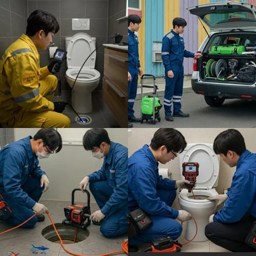 원삼면 하수구막힘 뚫음 시원하게 뚫어 드릴게요