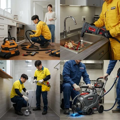 원삼면 하수구막힘 뚫음 시원하게 뚫어 드릴게요