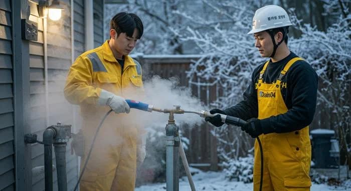 언남동 언 수도 녹임 해빙 업체 녹여서 시원한 물줄기 보장