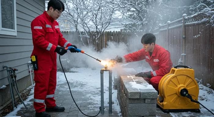 영덕동 수도 동파 녹임 해빙 얼었을 때 고민 해결하세요
