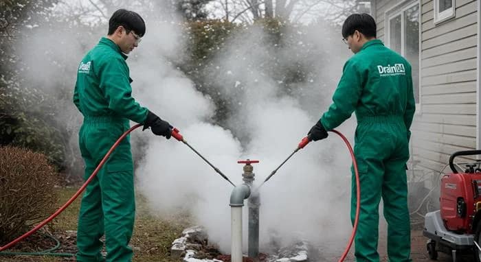 백암면 언 수도 녹임 해빙 업체 수도 하수구 동파 즉시 해결