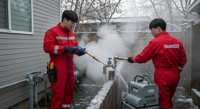고기동 수도관 동파 하수구 배관 동파 확실하게 해빙