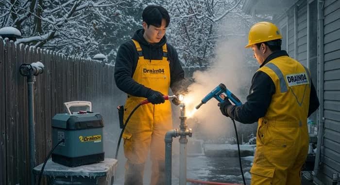 고기동 수도관 동파 하수구 배관 동파 확실하게 해빙