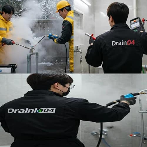 용인 언수도 녹임 하수구 수도관 해빙과 하수구 통수