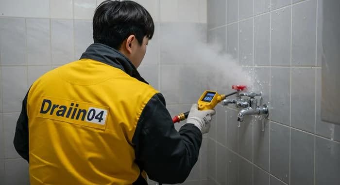 하갈동 수도관 동파 하수구 녹임으로 완벽하게 복구