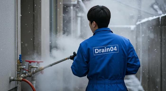 하갈동 수도관 동파 하수구 녹임으로 완벽하게 복구