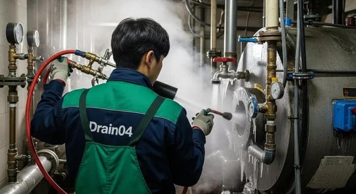 보정동 수도관 동파 하수구 동파로 인한 역류 문제 해결