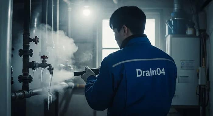 백암면 해빙 하수도 배관 업체 꽁꽁 언 하수도 완벽 복구