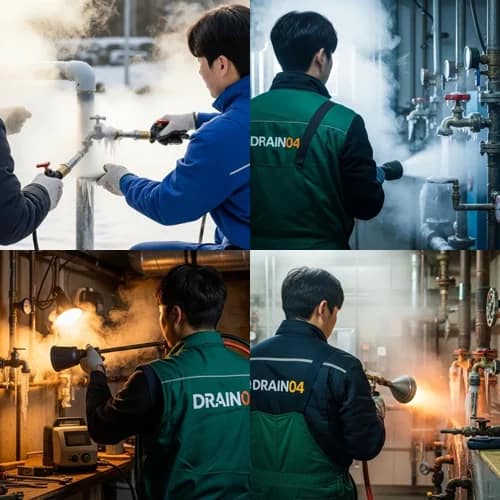 기흥구 하수구 해빙 얼었을때 하수구 얼었을 때 긴급 출동