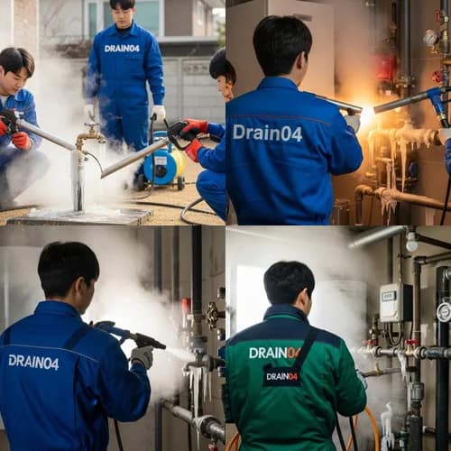 유방동 수도관 동파 하수구 수도관 동파 확실하게 녹여