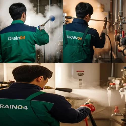 강가 얼음 녹인 겨울 레저