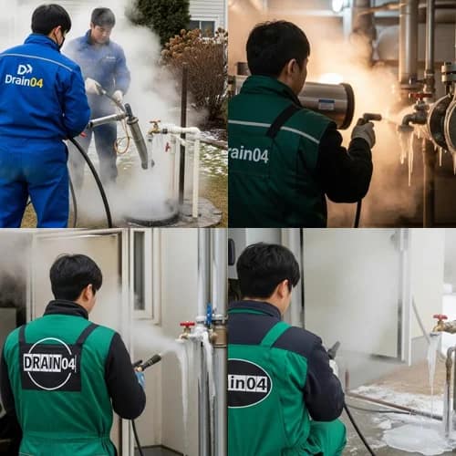 역북동 수도관 동파 하수구 겨울철 수도 문제 해결