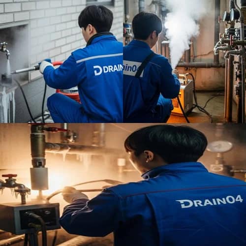 모현면 언 수도 녹임 해빙 업체 녹여서 역류까지 완벽 해결