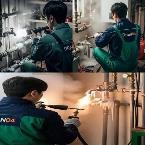 용인시 하수구 해빙 얼었을때 해빙과 통수 한 번에 해결