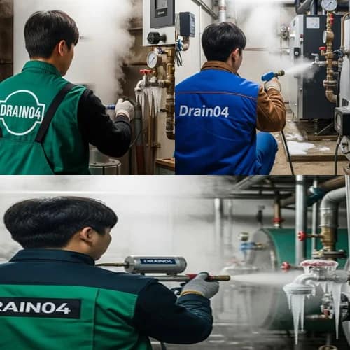 용인시 하수구 해빙 얼었을때 하수구 막힘 동파 해결사