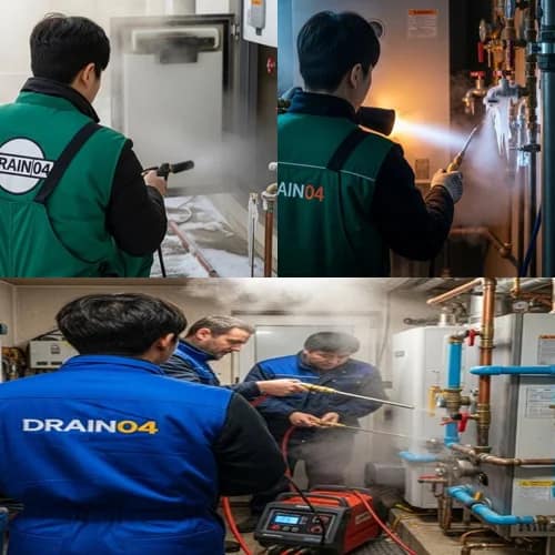 용인시 하수구 해빙 얼었을때 하수구 막힘 동파 해결사