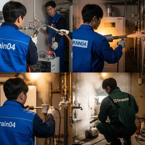 처인구 수도 동파 녹임 해빙 하수구 동파 문제 해결사