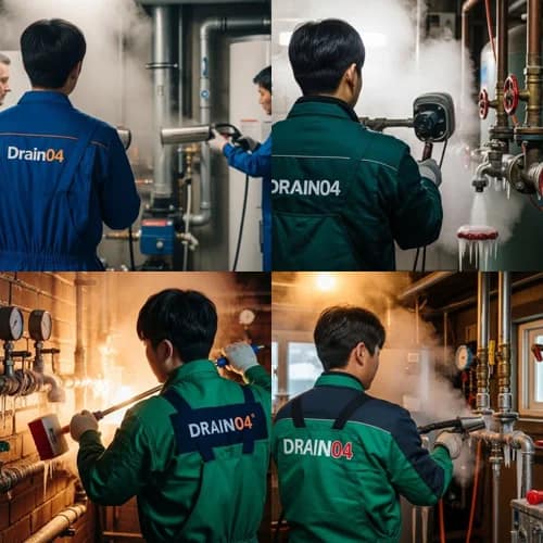 백암면 수도관 동파 하수구 동파 해결사 바로 출동