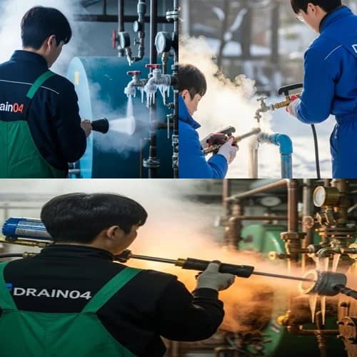 동천동 해빙 하수도 배관 업체 꽁꽁 언 마음까지 녹여