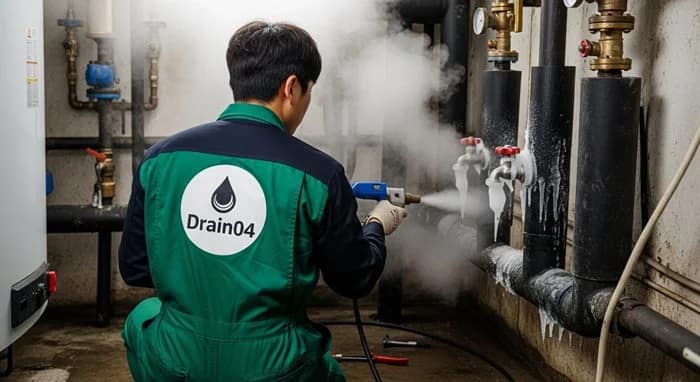 마평동 수도 동파 녹임 해빙 꽁꽁 언 수도 하수구 지킴이