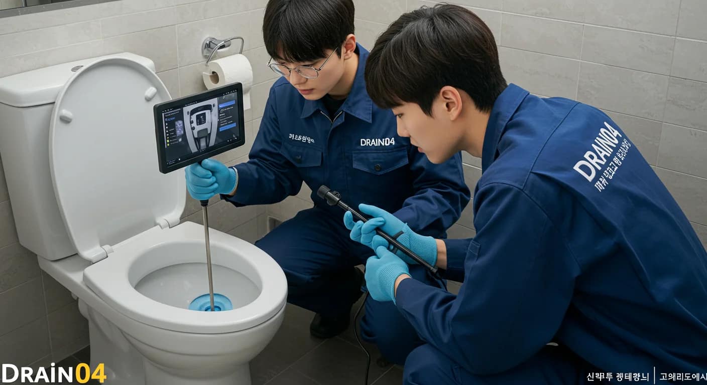 기흥구 변기막힘 수리 뜯지 않고 0분 만에