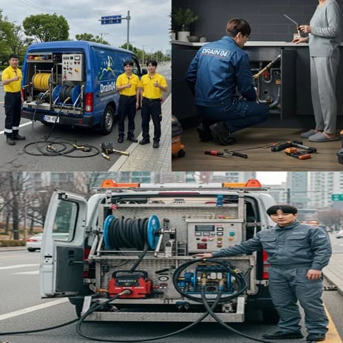 수지구 하수구 막힘 하수도 스트레스까지 해소